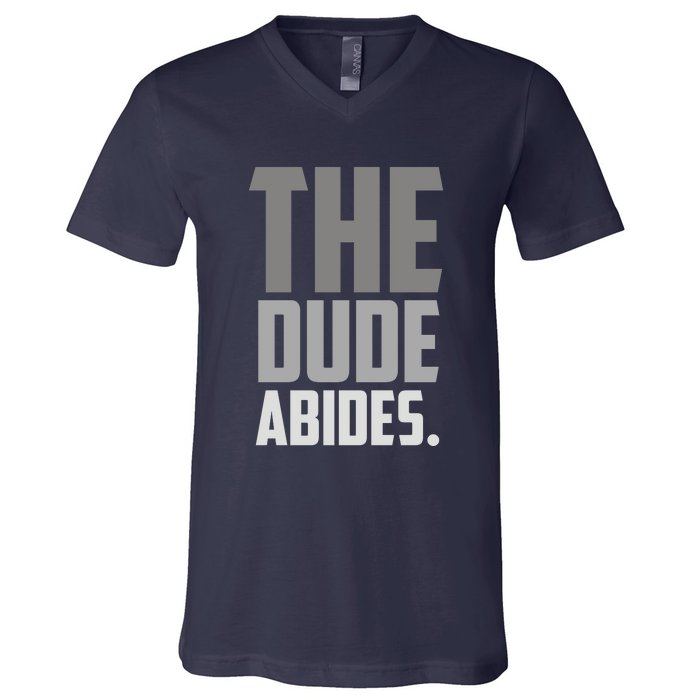 The Dude Abides V-Neck T-Shirt