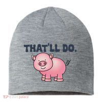 ThatLl Do Awesome Farm Pig Design Sustainable Beanie