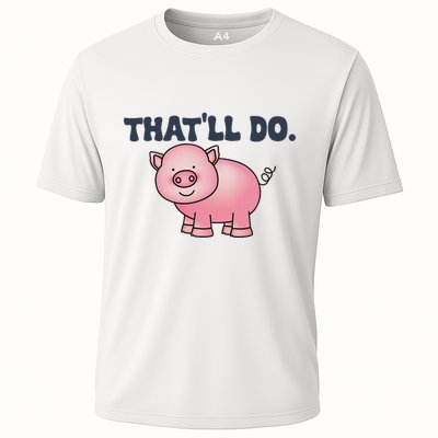 ThatLl Do Awesome Farm Pig Design Performance Shirt