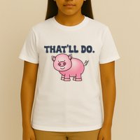 ThatLl Do Awesome Farm Pig Design T-Shirt