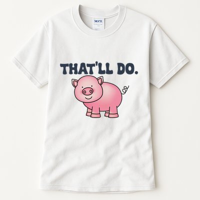 ThatLl Do Awesome Farm Pig Design Tall T-Shirt