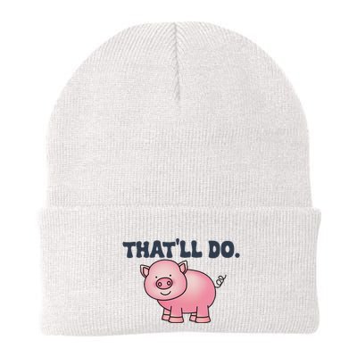 ThatLl Do Awesome Farm Pig Design Beanie