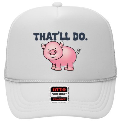 ThatLl Do Awesome Farm Pig Design Trucker Hat