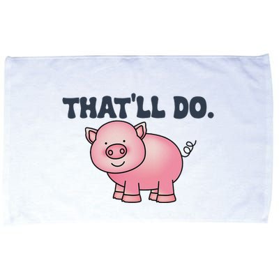 ThatLl Do Awesome Farm Pig Design Microfiber Hand Towel
