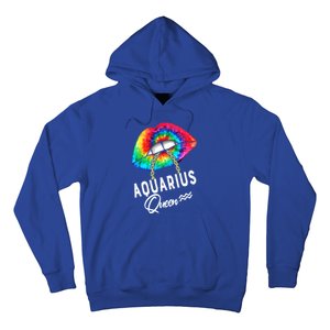 Tie Dye Aquarius Queen Lips Classic Gift Hoodie