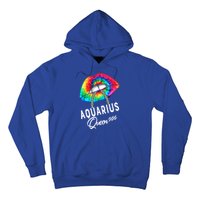 Tie Dye Aquarius Queen Lips Classic Gift Hoodie