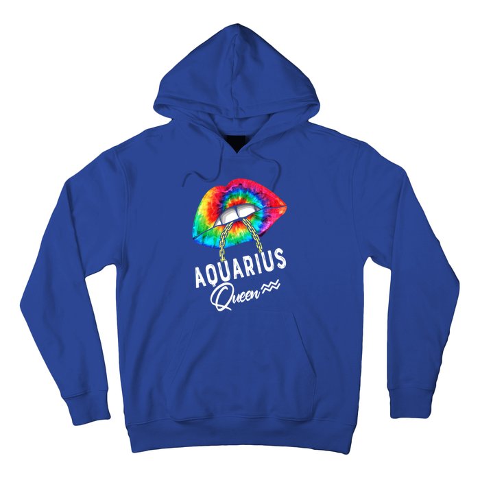 Tie Dye Aquarius Queen Lips Classic Gift Hoodie