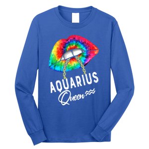 Tie Dye Aquarius Queen Lips Classic Gift Long Sleeve Shirt