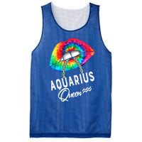 Tie Dye Aquarius Queen Lips Classic Gift Mesh Reversible Basketball Jersey Tank