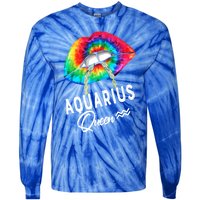 Tie Dye Aquarius Queen Lips Classic Gift Tie-Dye Long Sleeve Shirt