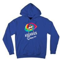 Tie Dye Aquarius Queen Lips Classic Gift Tall Hoodie