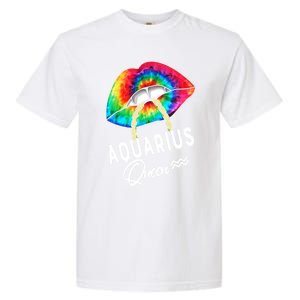 Tie Dye Aquarius Queen Lips Classic Gift Garment-Dyed Heavyweight T-Shirt