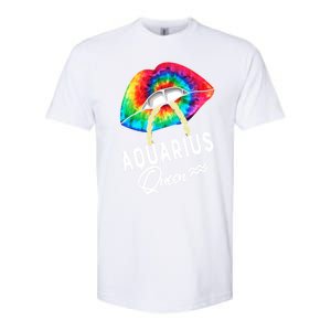 Tie Dye Aquarius Queen Lips Classic Gift Softstyle CVC T-Shirt