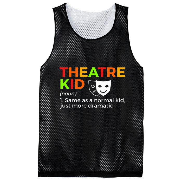 Theatre Definition Actor Mesh Reversible Basketball Jersey Tank