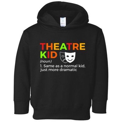 Theatre Definition Actor Toddler Hoodie