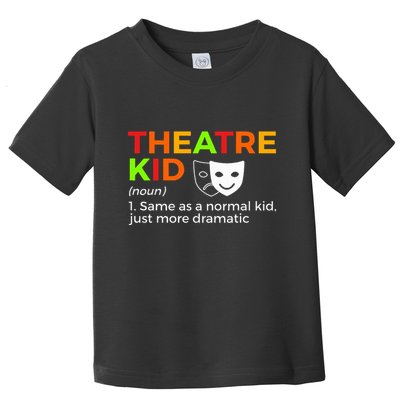 Theatre Definition Actor Toddler T-Shirt