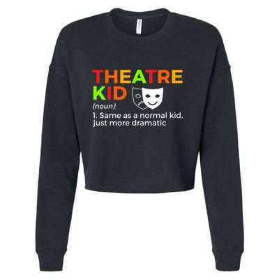 Theatre Definition Actor Cropped Pullover Crew