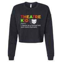 Theatre Definition Actor Cropped Pullover Crew