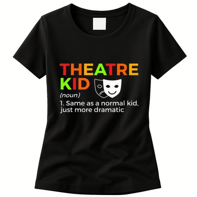 Theatre Definition Actor Womens T-Shirt