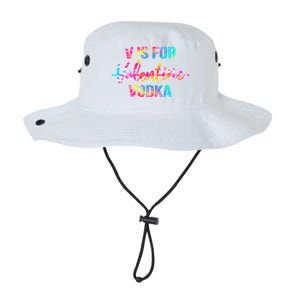 Tie Dye Anti Valentine's Day Ing Vodka V Is For Vodka Cool Gift Legacy Cool Fit Booney Bucket Hat