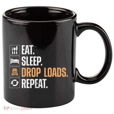 Truck Driver Art Dad Trucking Mechanic Trucker 11oz C Handle Ceramic Mug