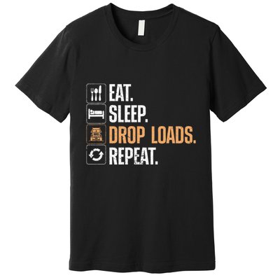 Truck Driver Art Dad Trucking Mechanic Trucker Premium T-Shirt