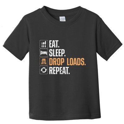 Truck Driver Art Dad Trucking Mechanic Trucker Toddler T-Shirt