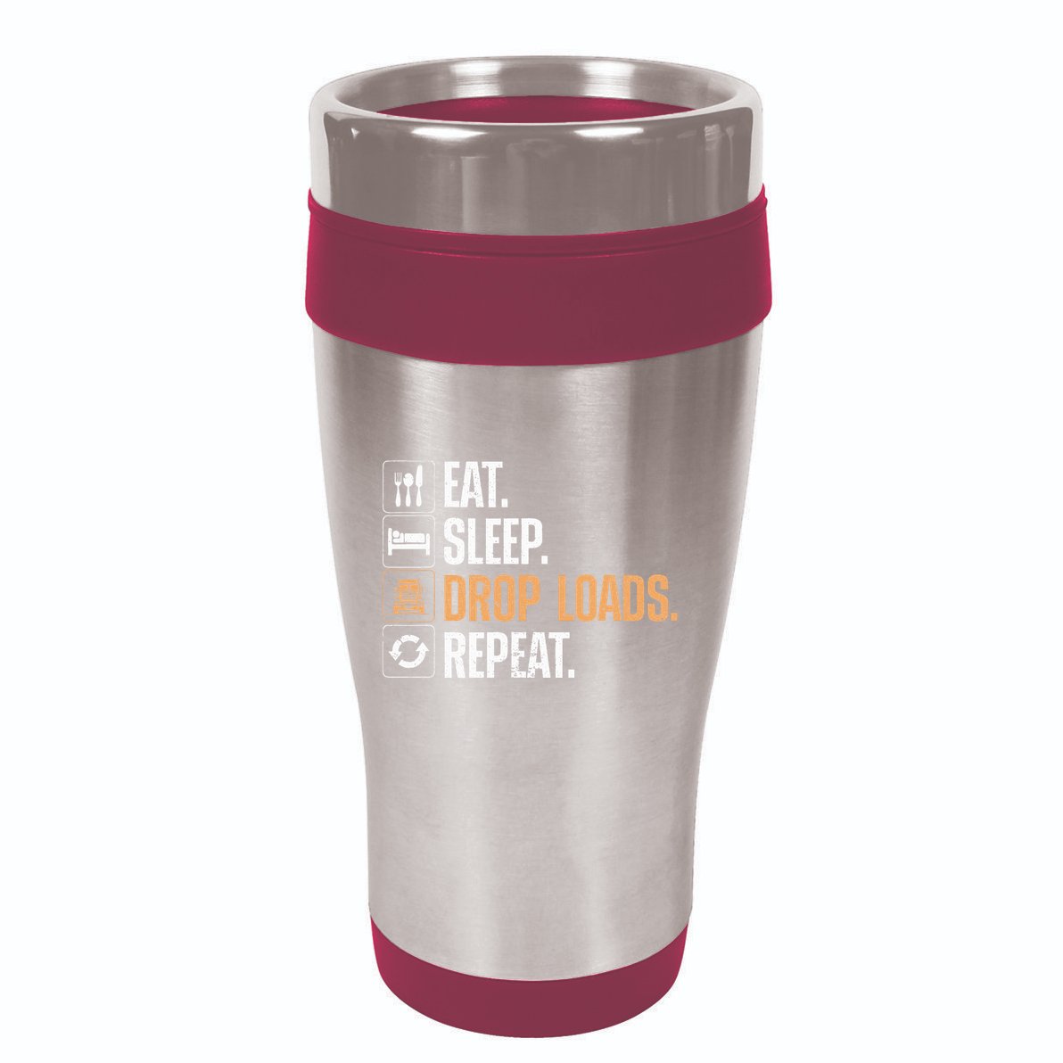 Truck Driver Art Dad Trucking Mechanic Trucker 16oz Travel Tumbler