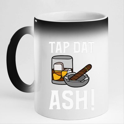 Tap Dat Ash! Cigars 11oz Black Color Changing Mug