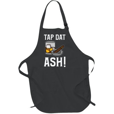 Tap Dat Ash! Cigars Full-Length Apron With Pockets