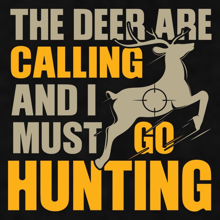 The Deer Are Calling So I Must Go Hunting Ladies PosiCharge Tri-Blend Wicking Tank