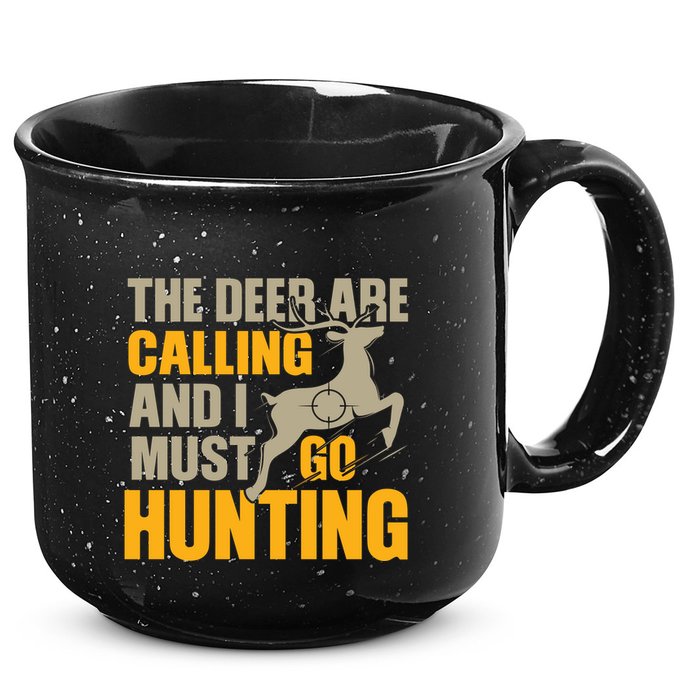 The Deer Are Calling So I Must Go Hunting 15oz Campfire Ceramic Mug