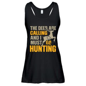 The Deer Are Calling So I Must Go Hunting Ladies Essential Flowy Tank