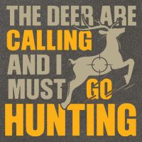 The Deer Are Calling So I Must Go Hunting Cotton Canvas Backpack