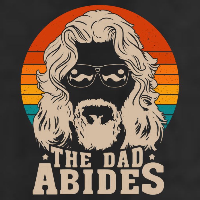 The Dad Abides Funny Fathers Day Retro Hat