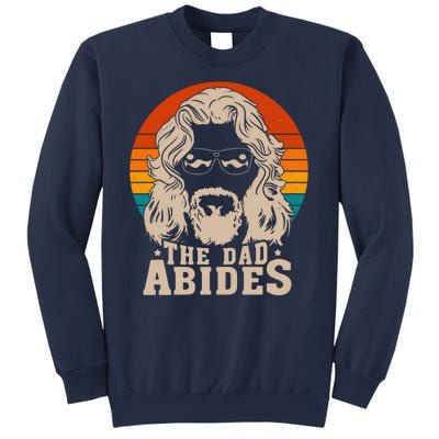 The Dad Abides Funny Fathers Day Retro Sweatshirt