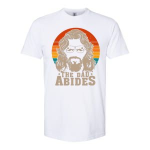 The Dad Abides Funny Fathers Day Retro Softstyle® CVC T-Shirt