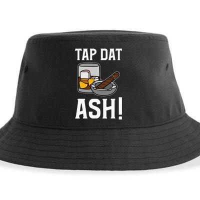 Tap Dat Ash Funny Cigar Sustainable Bucket Hat