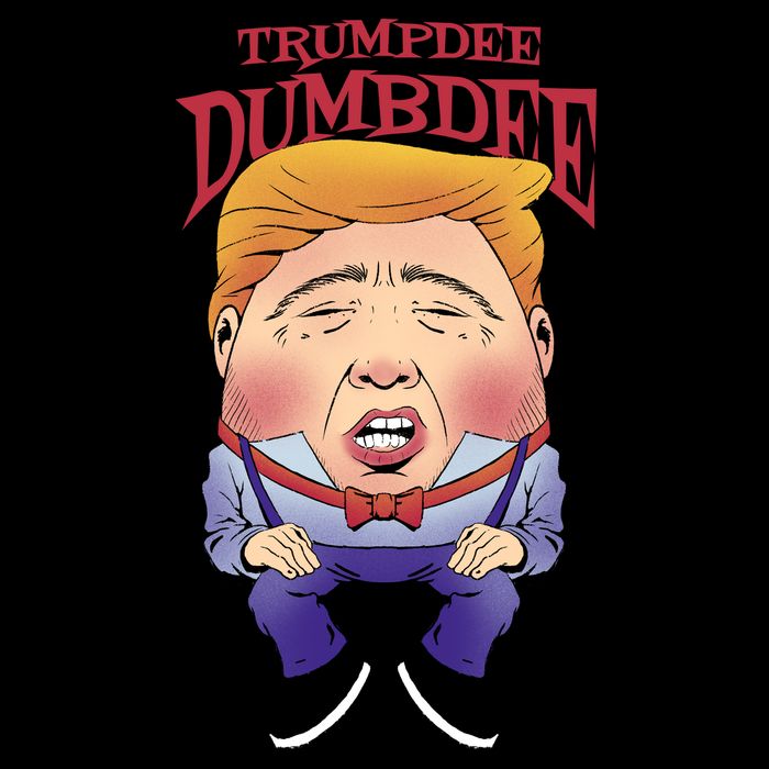 Trumpdee Dumbdee Anti Trump Funny Tie-Dye T-Shirt
