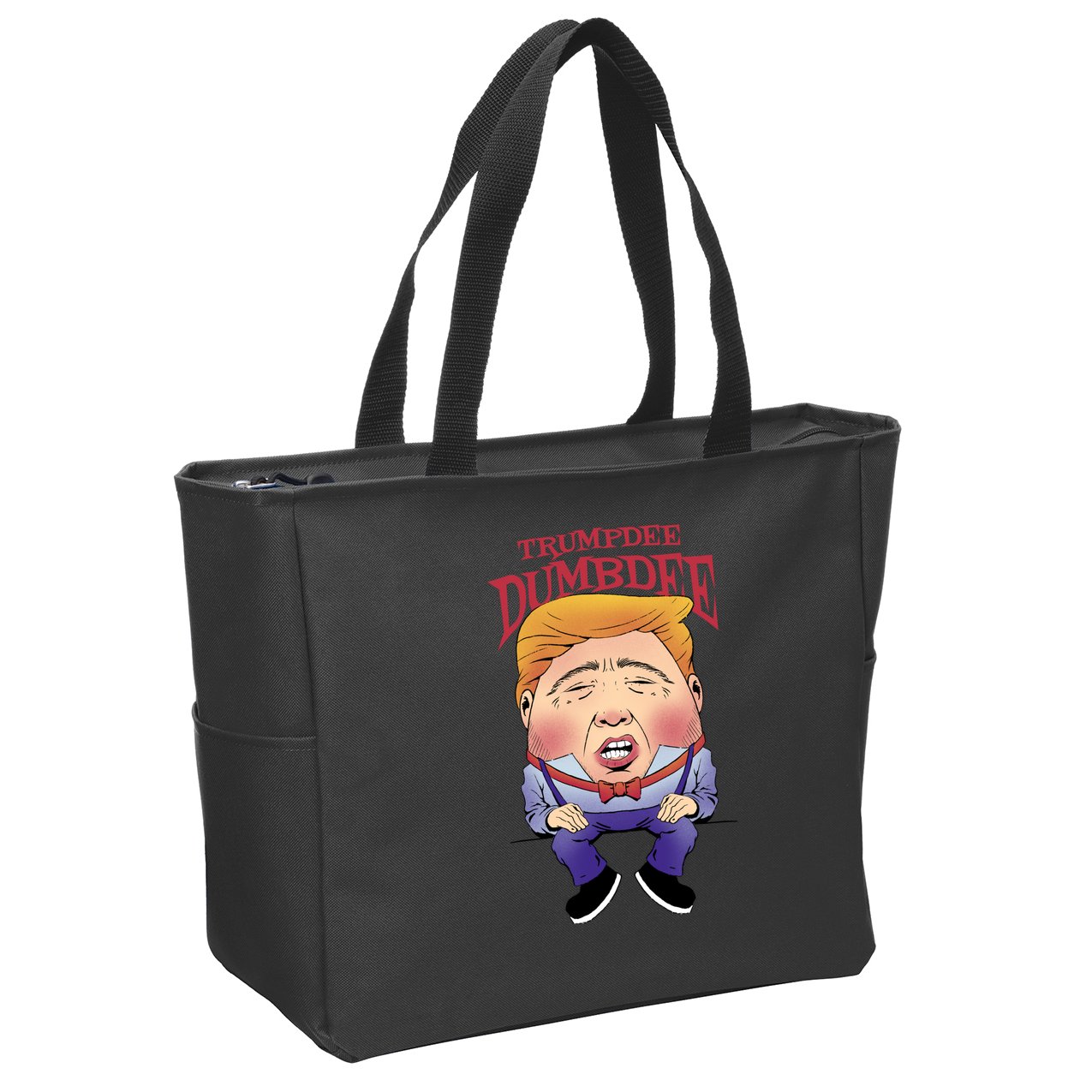 Trumpdee Dumbdee Anti Trump Funny Zip Tote Bag