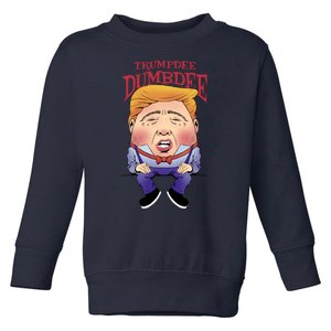 Trumpdee Dumbdee Anti Trump Funny Toddler Sweatshirt