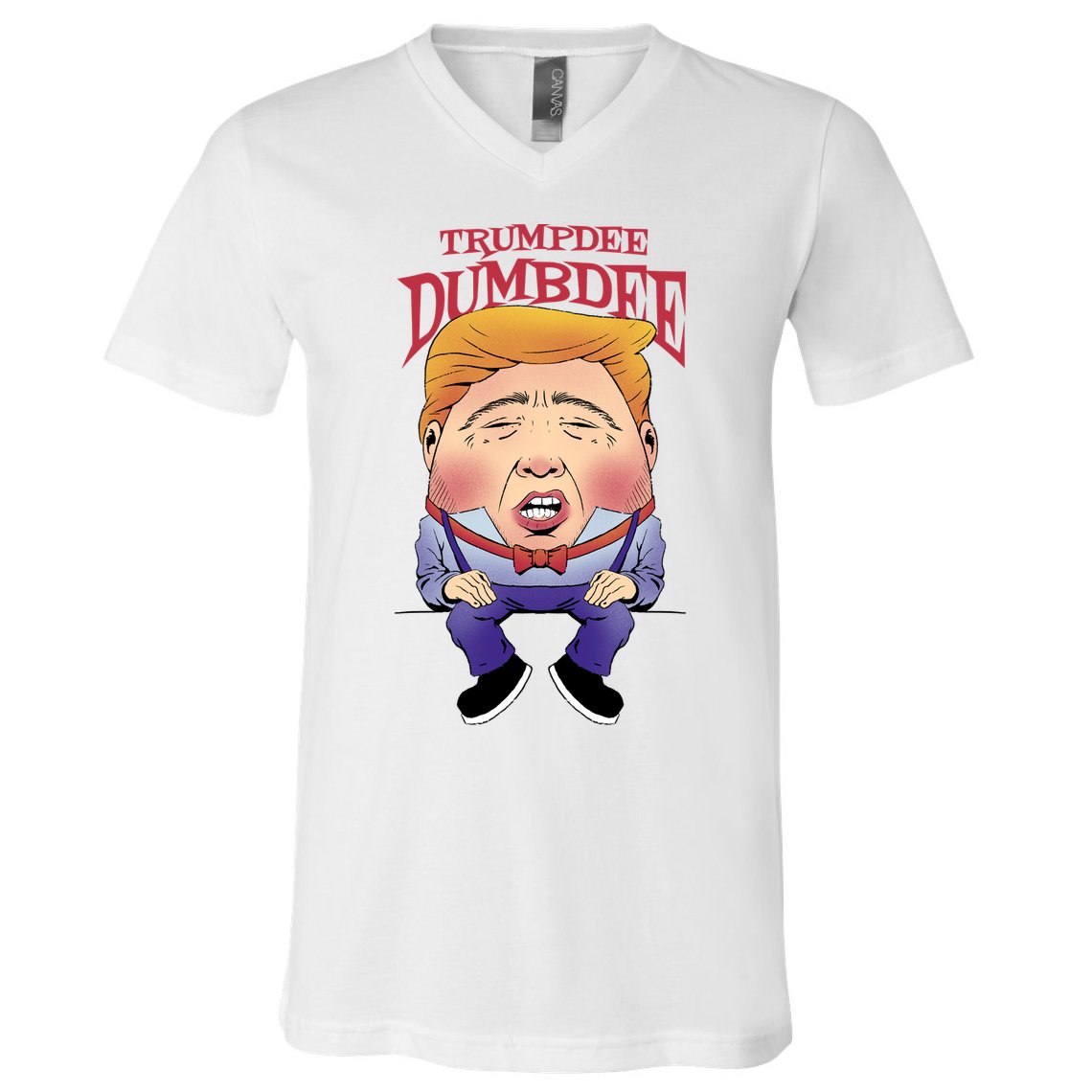 Trumpdee Dumbdee Anti Trump Funny V-Neck T-Shirt