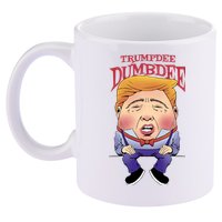 Trumpdee Dumbdee Anti Trump Funny 11oz C Handle Ceramic Mug