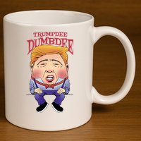 Trumpdee Dumbdee Anti Trump Funny 11oz C Handle Ceramic Mug