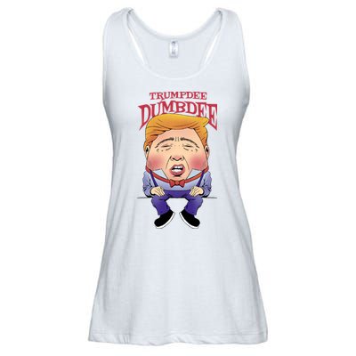 Trumpdee Dumbdee Anti Trump Funny Ladies Essential Flowy Tank