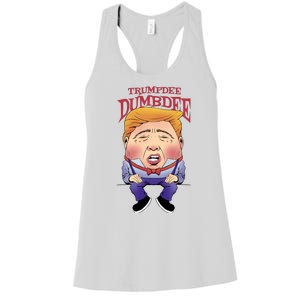 Trumpdee Dumbdee Anti Trump Funny Women's Racerback Tank