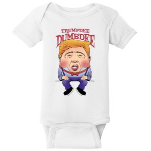 Trumpdee Dumbdee Anti Trump Funny Baby Bodysuit