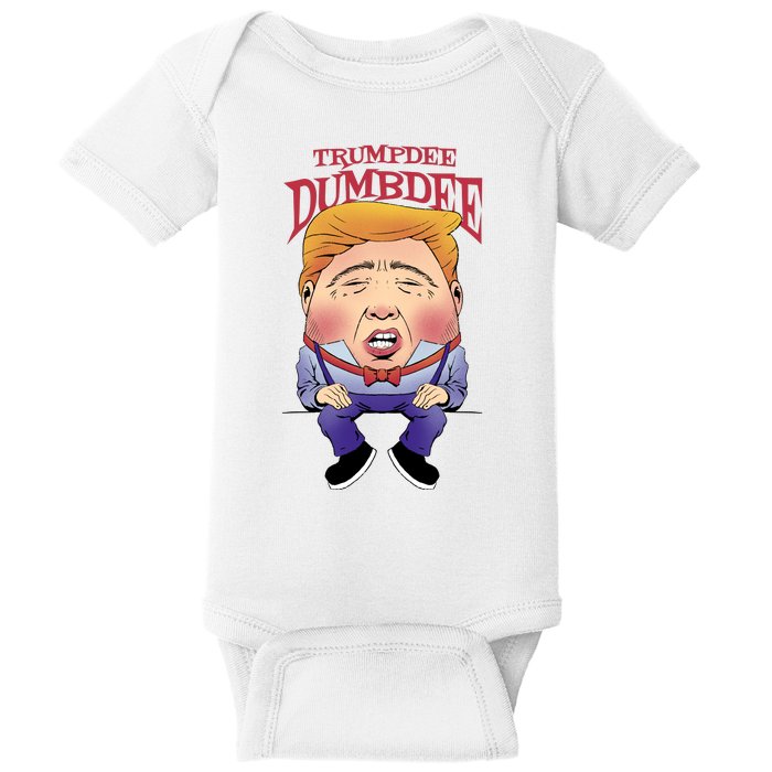 Trumpdee Dumbdee Anti Trump Funny Baby Bodysuit