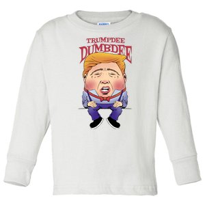 Trumpdee Dumbdee Anti Trump Funny Toddler Long Sleeve Shirt