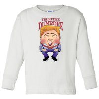 Trumpdee Dumbdee Anti Trump Funny Toddler Long Sleeve Shirt